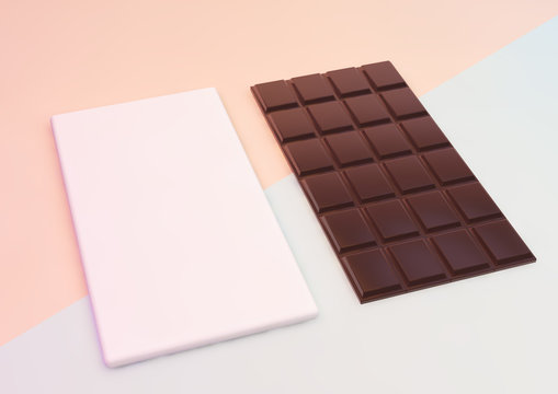 cocolate bar packaging mockup