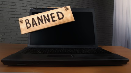notebook banned text
