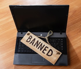notebook banned text
