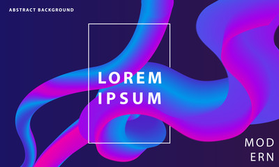 Modern Abstract fluid background with colorful gradient color