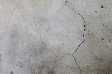 cracked stucco wall