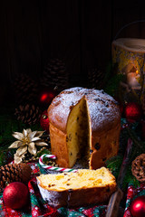 Panettone, an Italian Christmas Sweet Bread