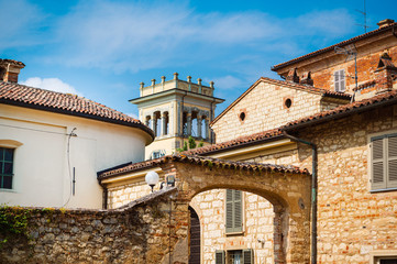 Fototapeta na wymiar View of Cella Monte Monferrato, unesco world heritage