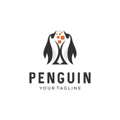 penguin vector logo icon symbol design
