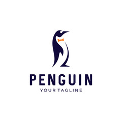 penguin vector logo icon symbol design