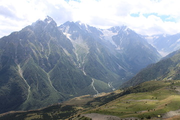 Naklejka premium mountain landscape