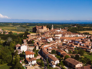 Fototapeta na wymiar Landscape of Montemagno Monferrato, unesco world heritage