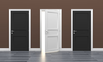 Obraz na płótnie Canvas door business destination opportunity exit different
