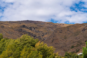 mountainous area near Trevelez (Spain)