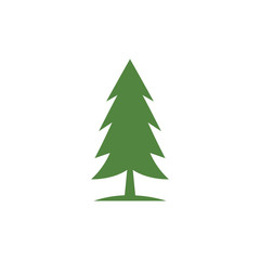 pine tree logo vector