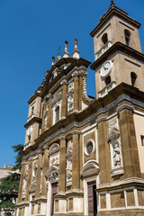 Fototapeta na wymiar Facade of the Frascati cathedral