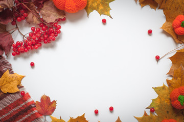 The background for writing text composition in autumn style
