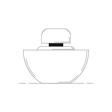 recommend clip art: Perfume bottle line icon. Vector illustration for design