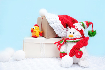 lovely Christmas handmade snowman
