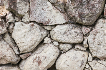 Texture of old stone wall