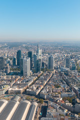 Fototapeta na wymiar Luftbilder Frankfurt