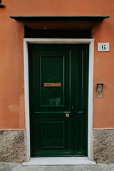 old streets of Genoa in Italy