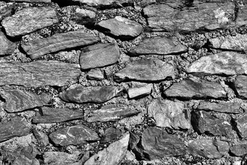 an old stone wall
