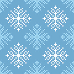 Fototapeta na wymiar Seamless knitted pattern. A warm sweater. Vector illustration for web design or print.