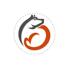 Circle bear logo design inspiration