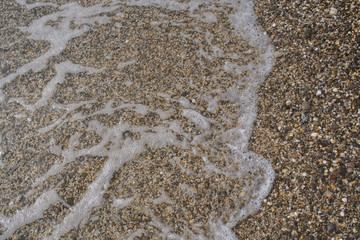 The shore of the Black Sea. Warm air and sea, tourism and pleasure