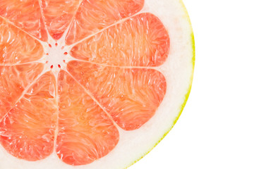 slice of red pomelo,Grapefruit