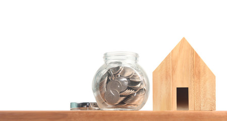 Wooden House Model .Housing and Real Estate concept