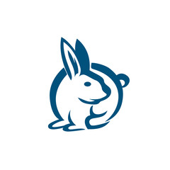 look back rabbit logo design inspiration