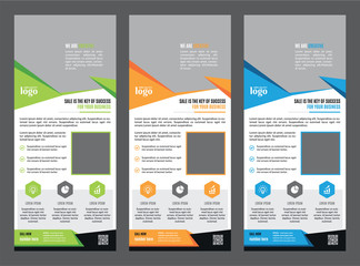 Roll Up Banner Design Template for any type of corporate use
