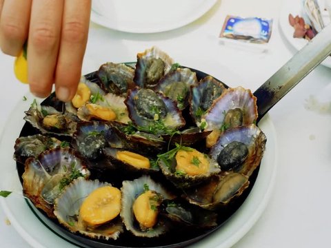 Lapas grelhadas, Ilha da Madeira, Portugal