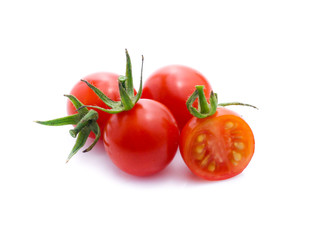 tomatoes isolated on white background