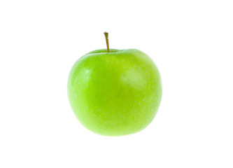 green apple isolated on white
