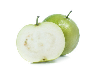 Guava isolated on white background