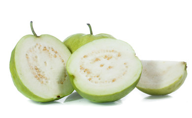 Guava isolated on white background