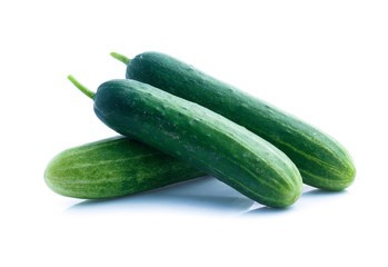 Cucumber  isolated on white background