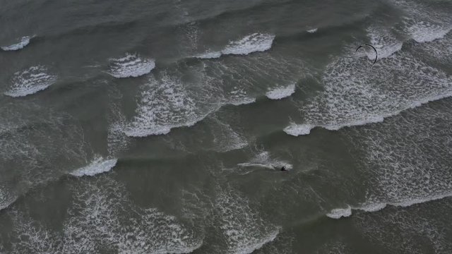 Kite surfing in Wissant