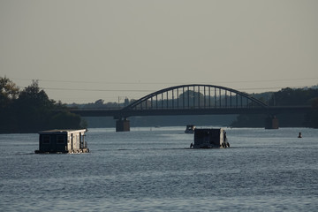 Hausboote auf der Havel