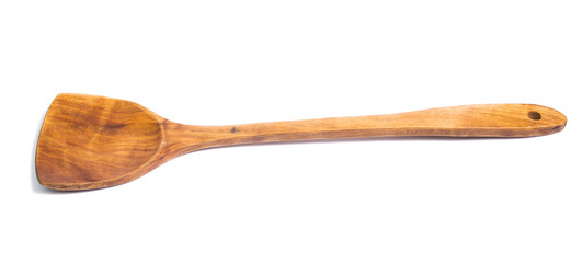 spatula turner wood isolated on white background