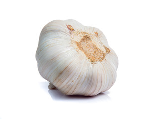 garlic isolated on white background
