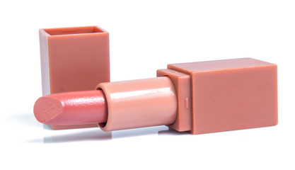 lipstick variety on white isolated background