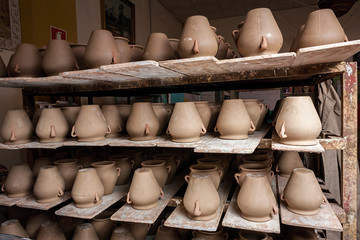 clay pottery ceramics typical of Bailén, Jaen province, Andalucia, Spain