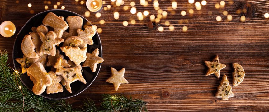 Delicious cookies for christmas
