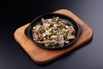 Boeuf à la Stroganoff. Russian foods style stew (stroganoff)