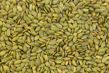 Pumpkin seeds background or texture