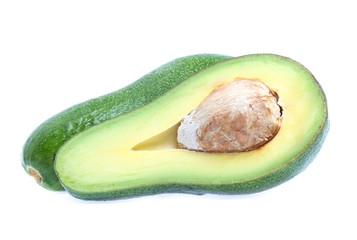 Avocado isolated on white
