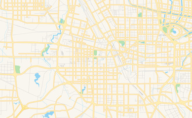 Printable street map of Zhengzhou, China