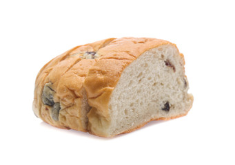 Sliced bread isolated on a white background