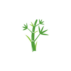 Green bamboo Vector icon. Green bamboo symbol	