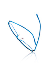 Fototapeta premium glasses on white background