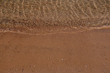 waves on the beach